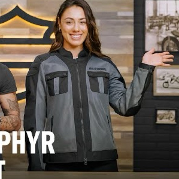 New Harley Davidson zephyr mesh riding jacket - Picture 1 of 4